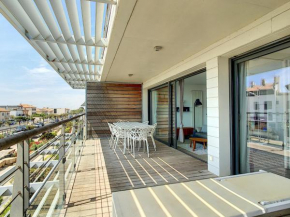 Appartement F2 pour 4 à Carnon - Terrasse, Garage, Proche Plage - FR-1-715-60